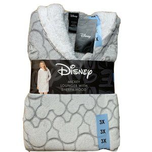 Disney Women's Fleece Lounge Hoodie with Sherpa Ho